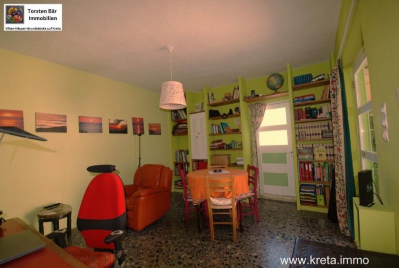 Sakturia Kreta, Saktouria, hübsches Steinhaus mit Garten und Terrasse mit Meer- und Bergblick Haus kaufen